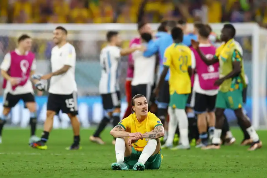 Fotos: Argentina pasó a cuartos de final en el Mundial de Qatar y así lo celebró la Scaloneta