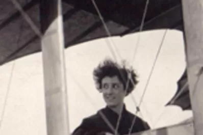 Una mujer cruza por primera vez los Andes en avión