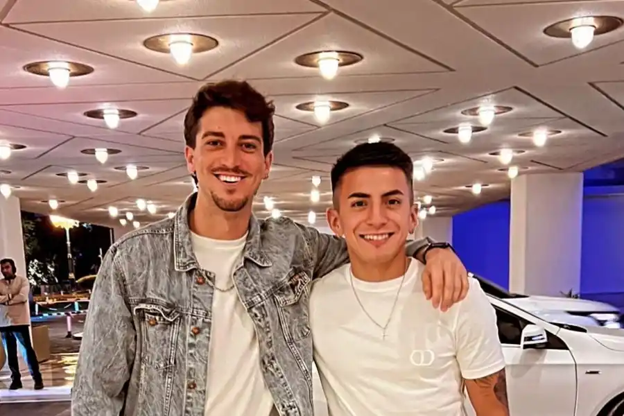 Mosta con Thiago Almada