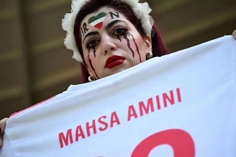 POLITIZADOS. Muchos iraníes aprovecharon Qatar 2022 para manifestarse en contra de su Gobierno.