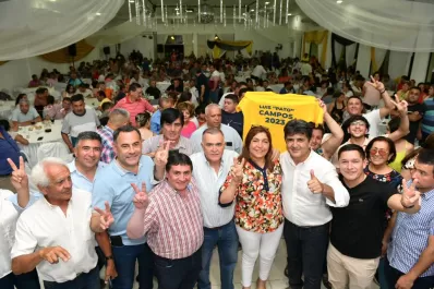 Jaldo, en Alberdi: Veo a la gente comprometida con el espacio político que representamos