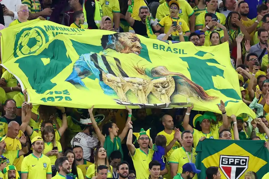 Mundal de Qatar: Brasil homenajeó a Pelé