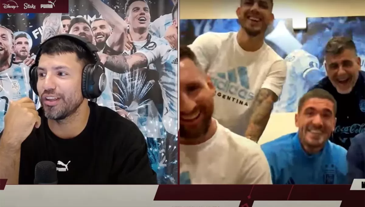 Messi, Papu Gómez, Paredes y De Paul participaron de un imperdible stream con Kun Agüero