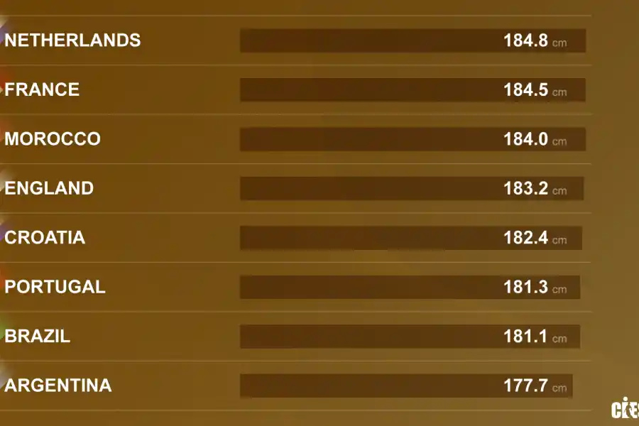 Mundial de Qatar 2022: ¿el tamaño importa? La curiosa estadística que separa a la Selección Argentina de Países Bajos