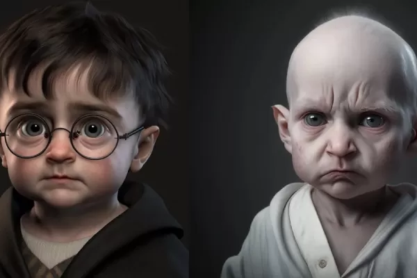 Harry Potter: cómo serían los magos más conocidos de la serie de bebés,  según una inteligencia artificial, midjourney, TECNOLOGIA