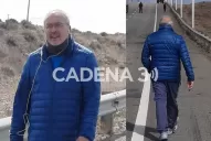 José López reapareció después de la condena en una peregrinación