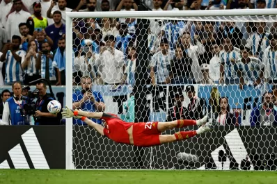 “Darle alegría a la gente, es lo más satisfactorio”, dijo “Dibu” Martínez