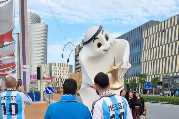 Los hinchas argentinos viven la previa con tranquilidad