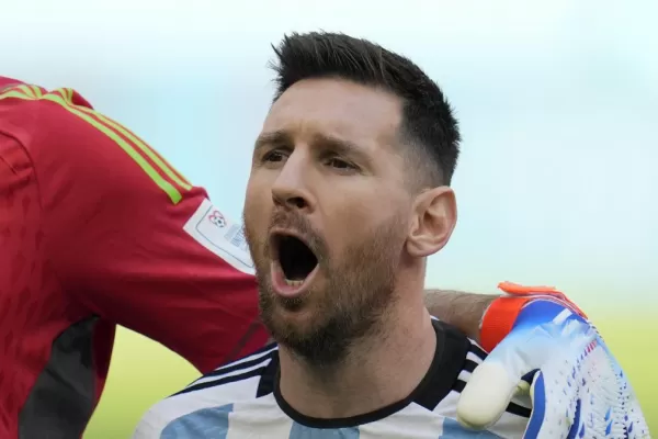 Piel de gallina este video: así se cantó el himno de Argentina antes del partido contra Países Bajos