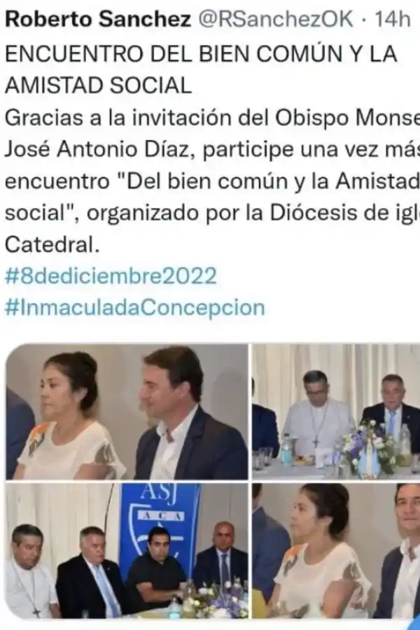Pedicone cruzó a Sánchez por publicar una foto de Jaldo: “además de ser hay que parecer”