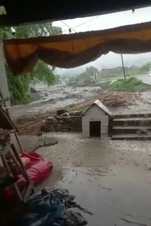 La ferocidad de las crecidas por las lluvias.