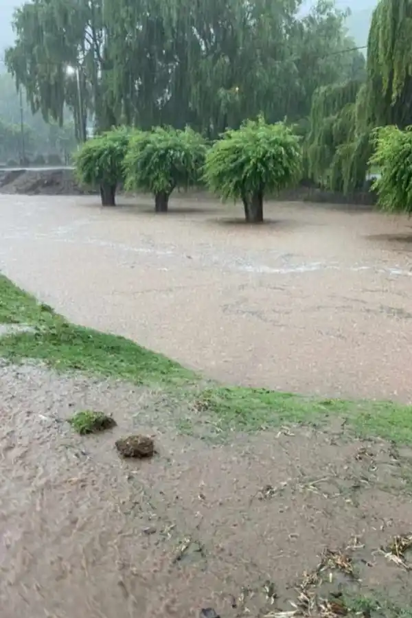 Clima en Tucumán: la lluvia provocó algunos inconvenientes en la zona de La Angostura