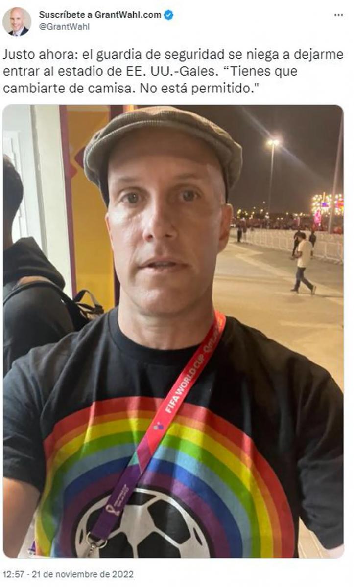 La muerte de Grant Wahl: así lo demoraron en un estadio de Qatar por usar una remera LGBT+