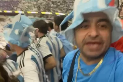 Un tucumano investigado por narco alienta a la Selección en Qatar
