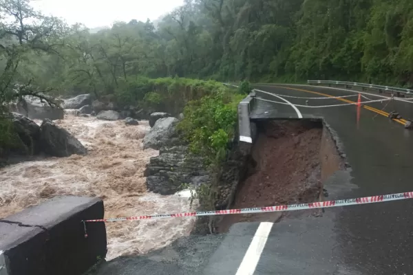 Por el socavón, no se podrá ascender a los Valles Calchaquíes por la ruta 307