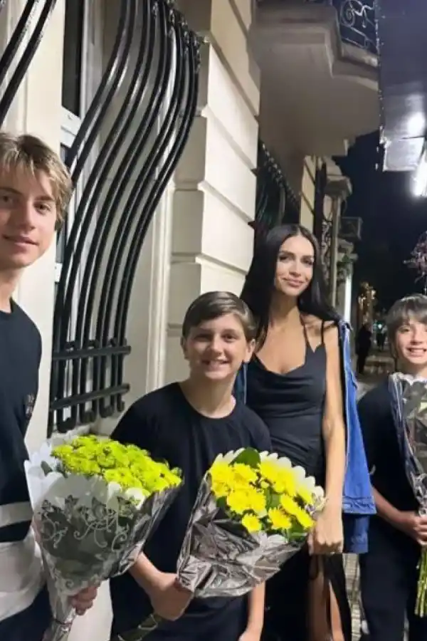 Zaira y los hijos de Wanda.