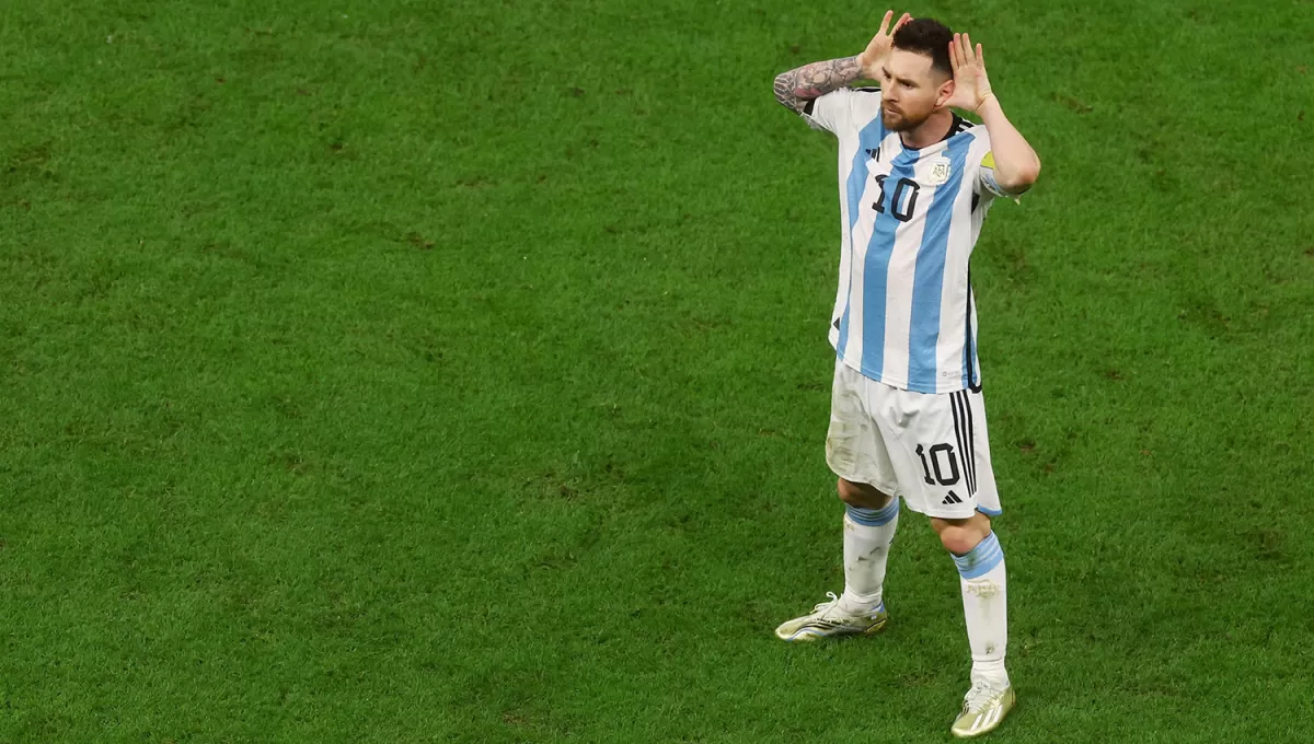 HISTÓRICO. Lionel Messi anotó el segundo gol argentino en el empate ante Países Bajos en Qatar 2022.
