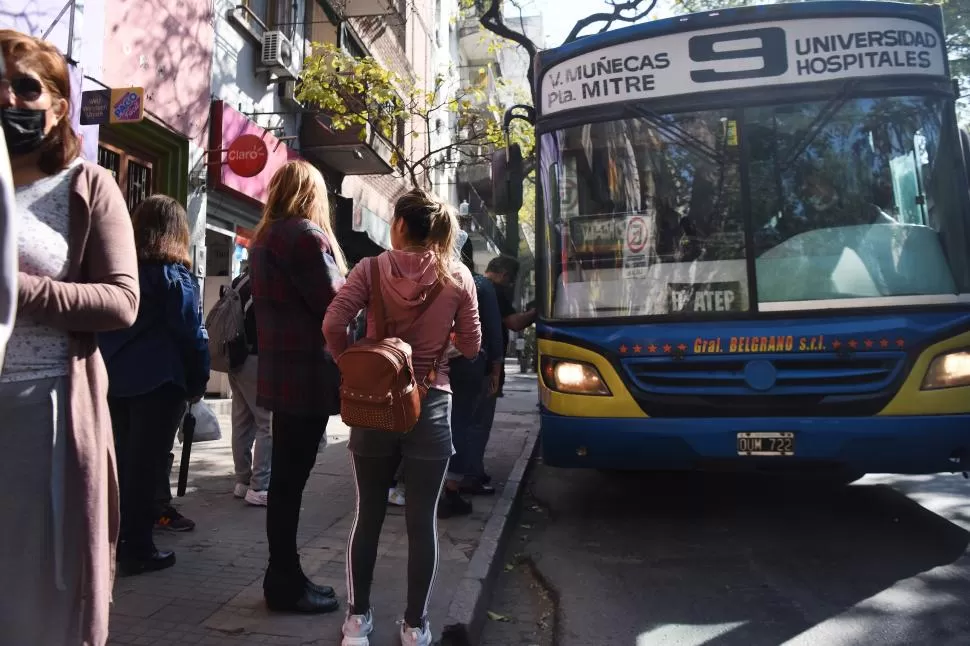 Transporte público en Tucumán. 