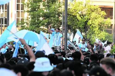 Argentina en la final: los tucumanos festejaron con todo