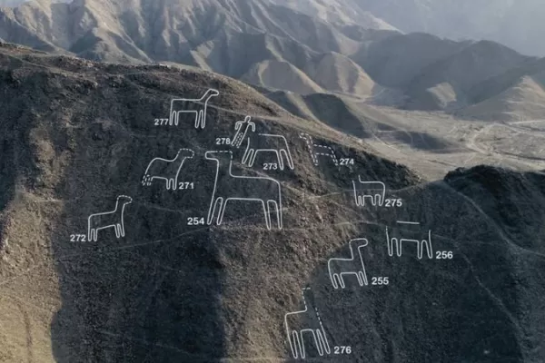 Descubren 168 nuevas figuras cerca de Nazca