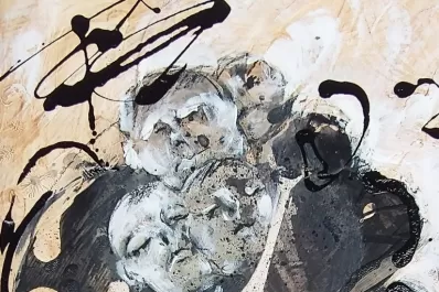 Pinturas y dibujos que son metáforas visuales sobre Borges