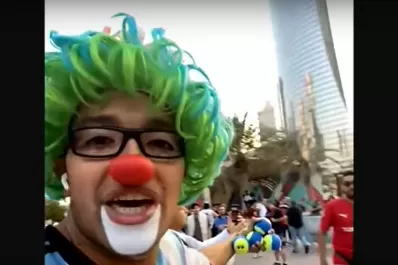 Filito Show, el payaso tucumano que está en el Mundial Qatar 2022 y quiere presenciar la final