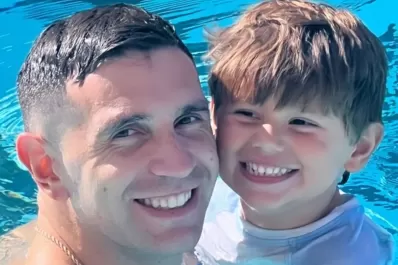 El mensaje del hijo del Dibu Martínez a su papá: “quiero que ganes el trofeo más grande del mundo”