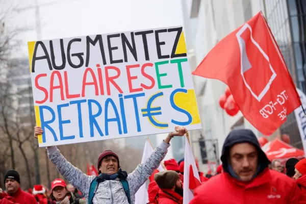 Manifestación en Bruselas: quejas por el costo de vida