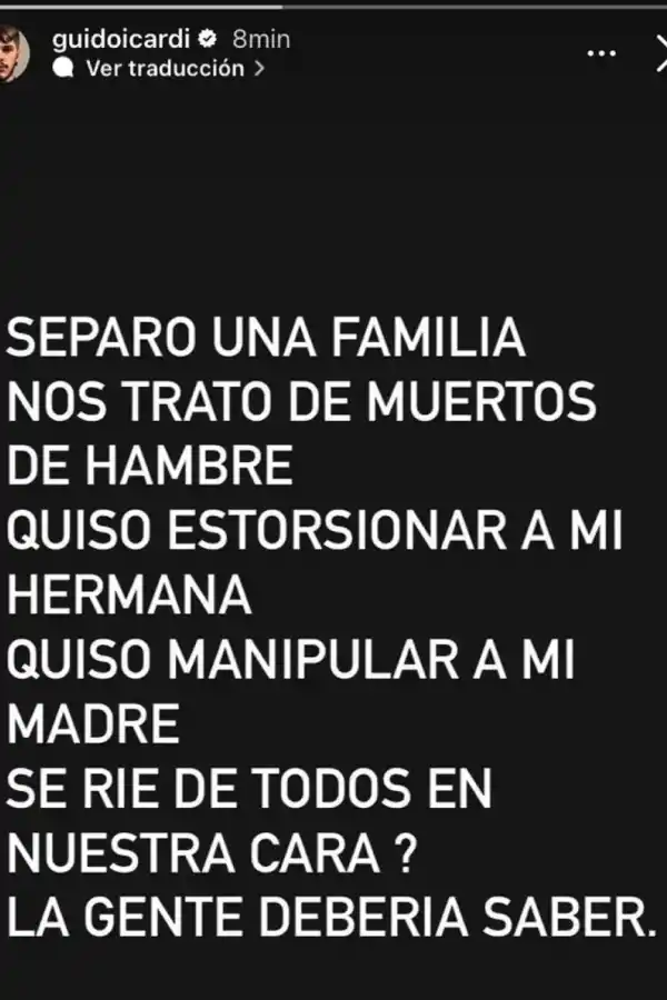 El hermano de Mauro Icardi volvió a apuntar duramente contra Wanda Nara en las redes