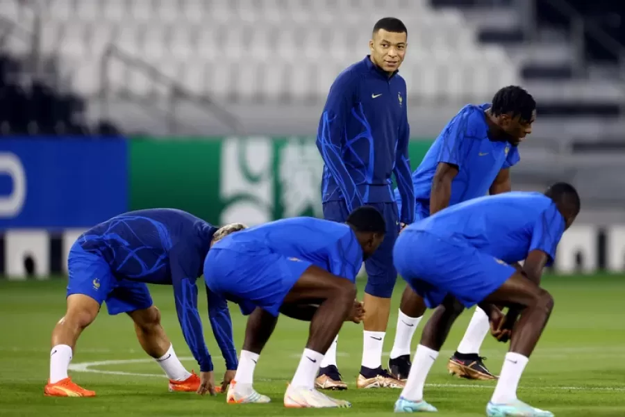Mundial de Qatar: en la antesala de la gran final, Francia entrenó con el plantel completo