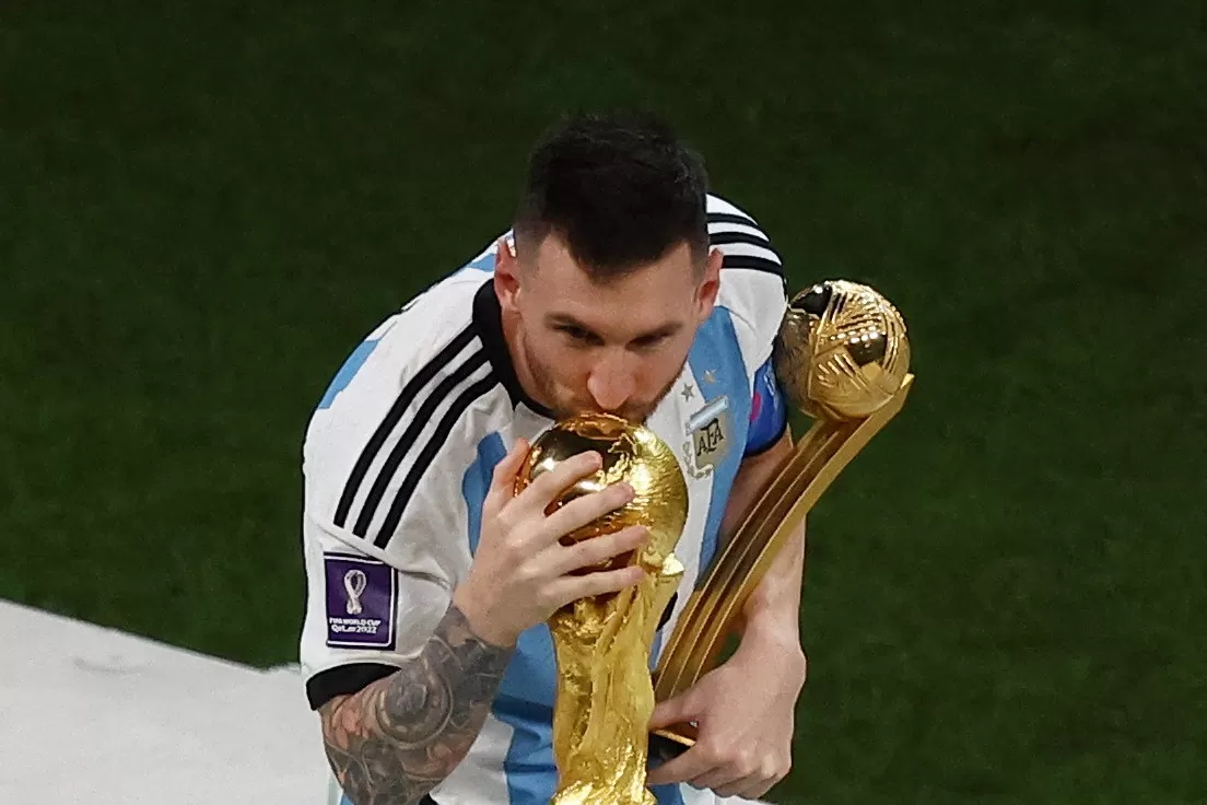 Messi fue elegido el mejor futbolista del Mundial