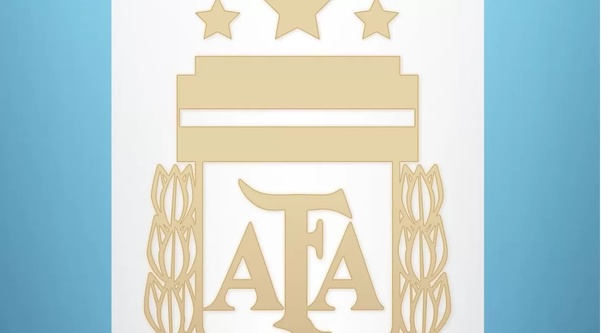 El nuevo escudo de la AFA