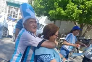 Osvaldo Jaldo saludó a la Selección y se sumó a los festejos en Trancas