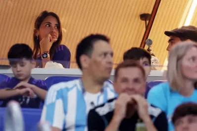 Mundial de Qatar 2022: Antonela Roccuzzo llegó a Lusail para acompañar a la Selección