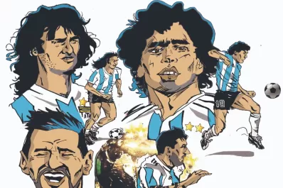 Kempes, Maradona y Messi, los héroes que le dieron la Copa del Mundo a la Argentina