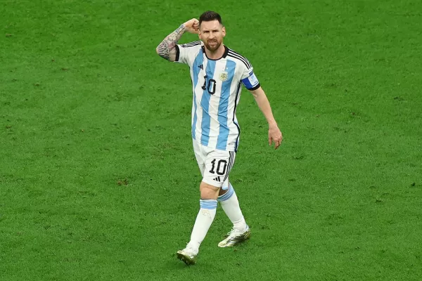 Mirá el gol de penal de Messi, para que Argentina le gane a Francia