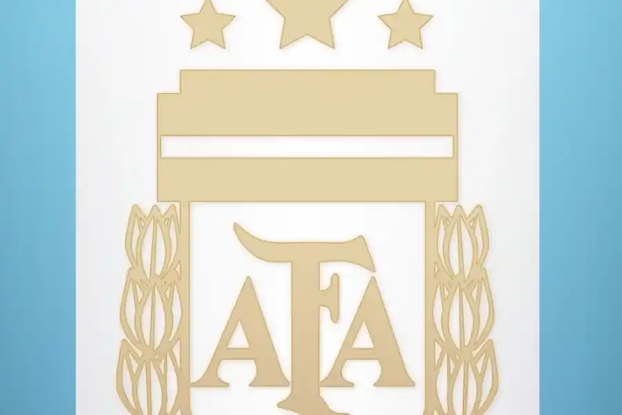 El nuevo escudo de la AFA