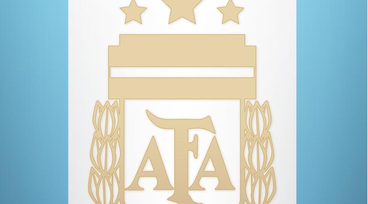 El nuevo escudo de la AFA