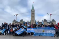Argentina, campeón mundial: así fue el festejo de un grupo de tucumanos en Francia
