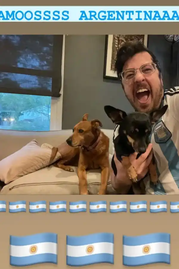 Hollywood se tiñó de albiceleste tras la consagración de la Selección en Qatar