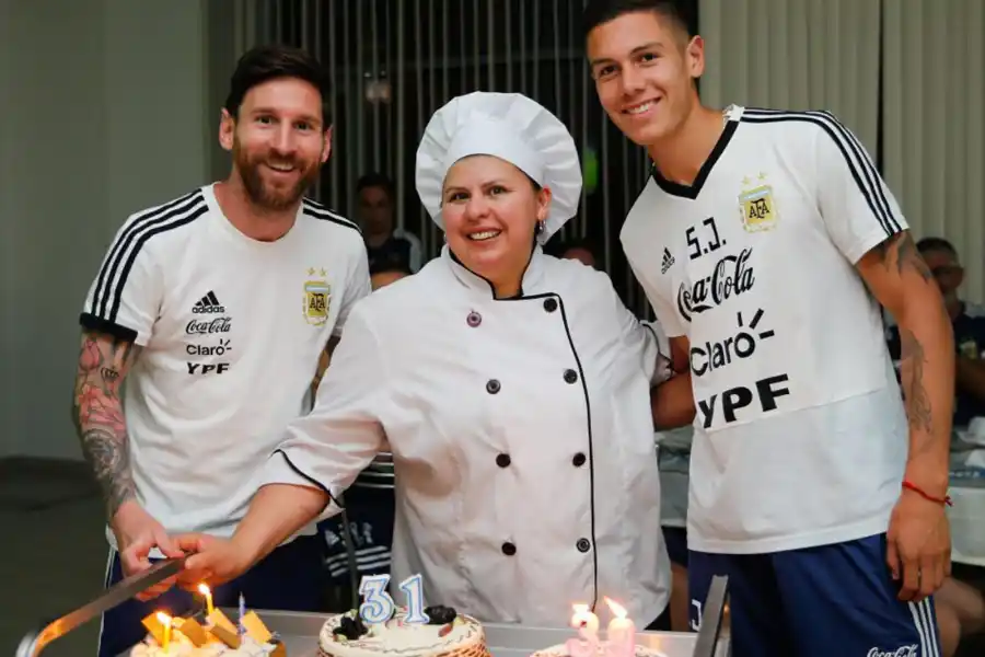 Antonia Farías, la cocinera de la Selección argentina