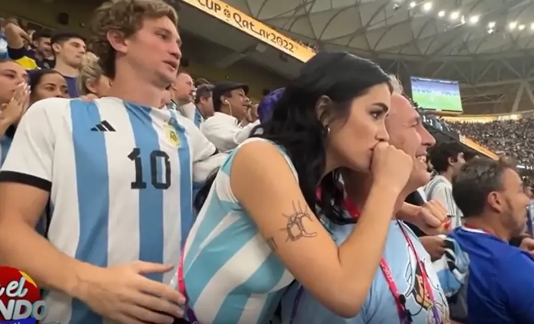 Un joven acosó a Lali Espósito en la final del Mundial