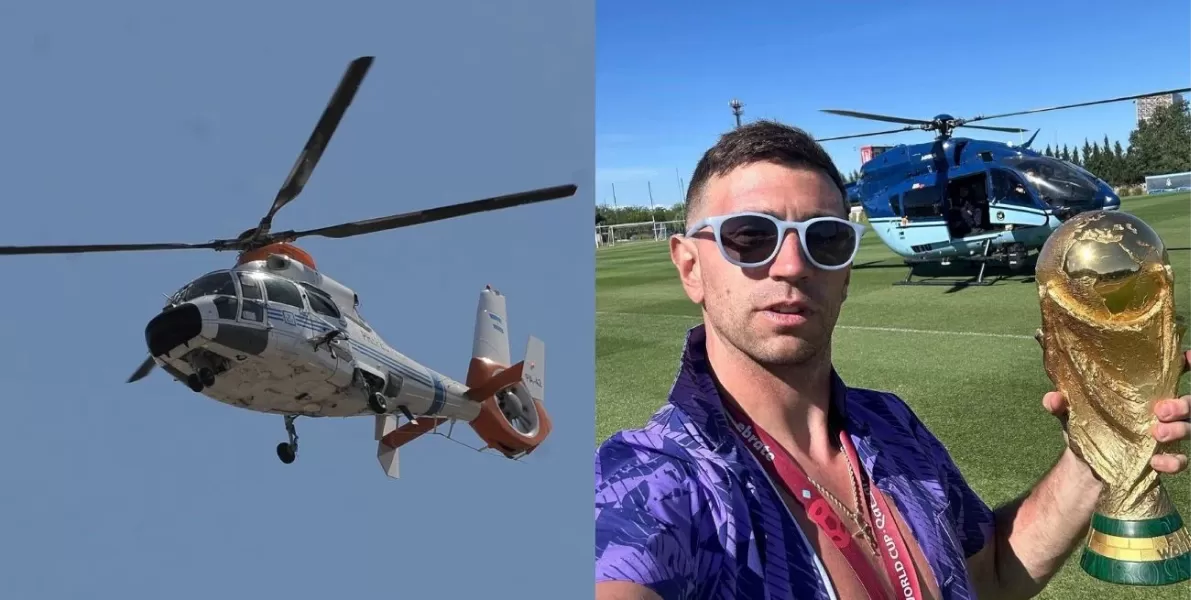Las divertidas fotos de la Scaloneta sobrevolando Buenos Aires en helicóptero