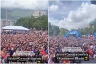 ¡Venezuela también! La increíble y multitudinaria celebración en Caracas del triunfo de la Selección Argentina en el Mundial