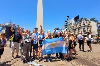 El alemán más argentino del mundo en el Obelisco