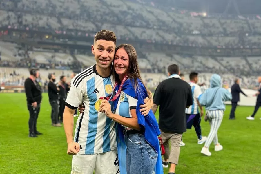 Argentina Campeón Mundial y los festejos: así posaron las esposas de los jugadores ya con el título en el bolsillo