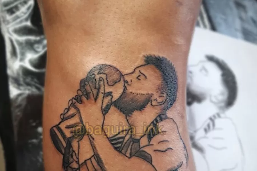 Devoción por Messi y la Selección: los mejores tatuajes de los hinchas tras el triunfo de la Scaloneta