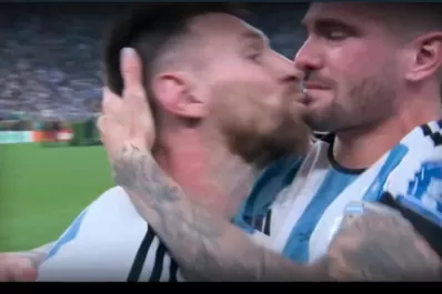 Argentina Campeón Mundial: el casi pico entre Messi y De Paul que se viralizó en las redes