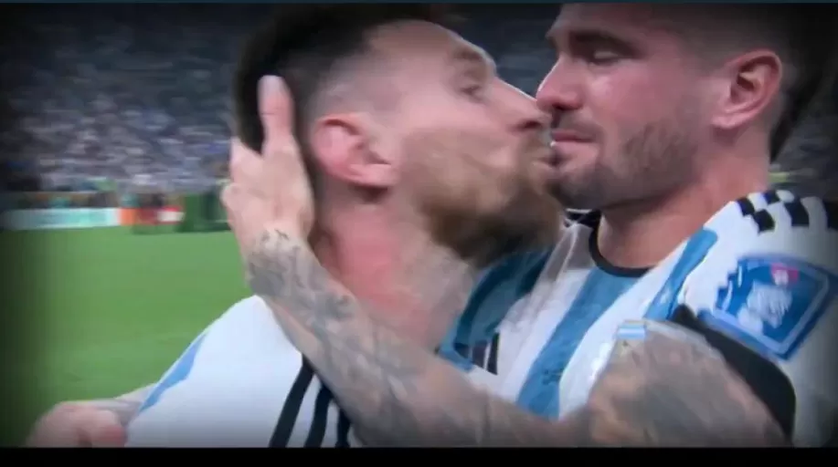 Argentina Campeón Mundial: el casi pico entre Messi y De Paul que se viralizó en las redes