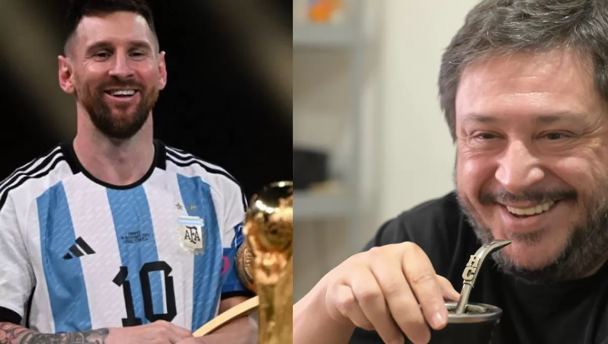 Leo Messi y el escritor, Hernán Casciari
